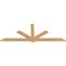 Ekena Millwork Kennewick Timber Gable Bracket, Western Red Cedar, 108"W x 40"H x 1 1/2"D x 5 1/2"F, 9/12 Pitch GBW108X40X0206KEN00SWR - alternate 5